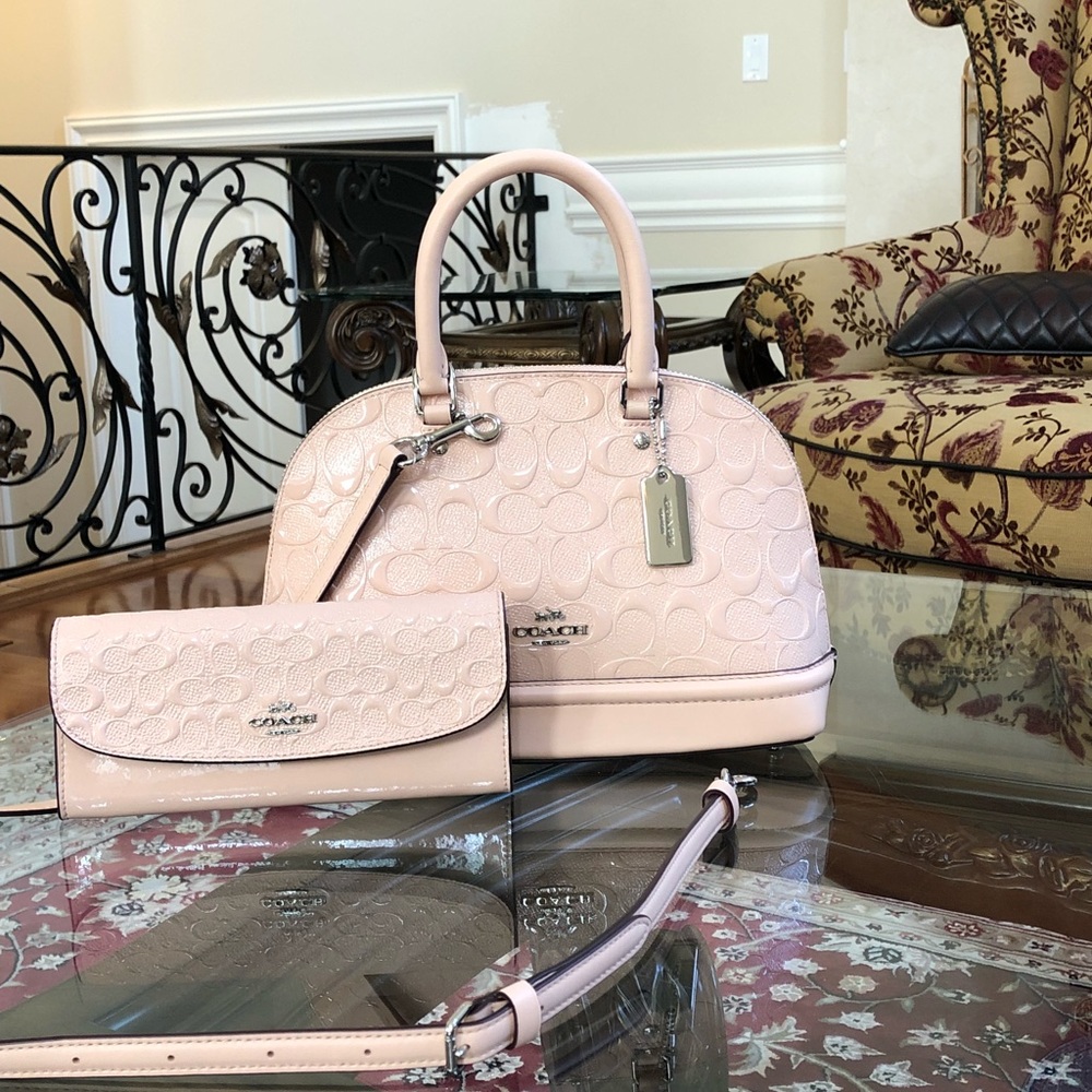 NWT coach set handbag+wallet